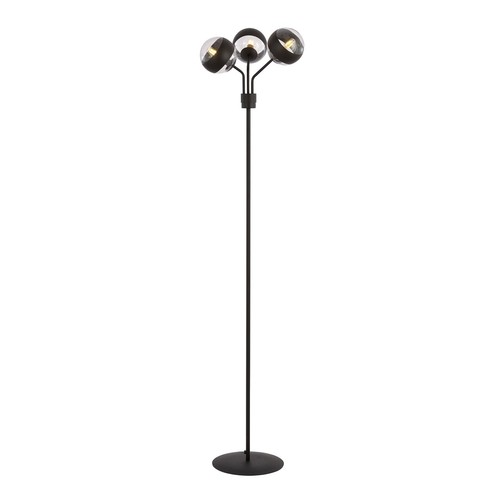Nova LP3 Sort/Stribe gulvlampe - Ø14 cm, E14, 230V, uden lyskilde