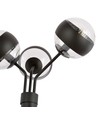 Nova LP3 Sort/Stribe gulvlampe - Ø14 cm, E14, 230V, uden lyskilde