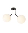 Nova 2 Sort/Opal loftslampe - Ø15 cm, E14, 230V, uden lyskilde