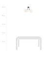 Nova 2 Sort/Opal loftslampe - Ø15 cm, E14, 230V, uden lyskilde