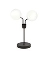 Nova LN2 Sort/Opal bordlampe - Ø15 cm, E14, 230V, uden lyskilde