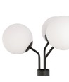 Nova LP3 Sort/Opal gulvlampe - Ø15 cm, E14, 230V, uden lyskilde