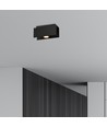 Kenno 1 Sort loftslampe - GU10, 230V, uden lyskilde