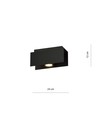 Kenno 1 Sort loftslampe - GU10, 230V, uden lyskilde