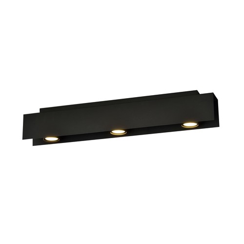 Kenno 3 Sort loftslampe - GU10, 230V, uden lyskilde