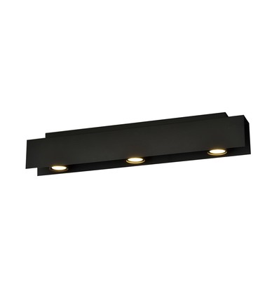 Kenno 3 Sort loftslampe - GU10, 230V, uden lyskilde