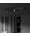Kenno 3 Sort loftslampe - GU10, 230V, uden lyskilde