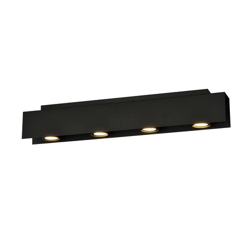 Kenno 4 Sort loftslampe - GU10, 230V, uden lyskilde
