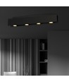 Kenno 4 Sort loftslampe - GU10, 230V, uden lyskilde
