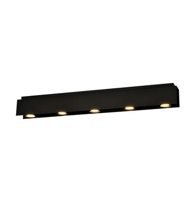 Kenno 5 Sort loftslampe - GU10, 230V, uden lyskilde