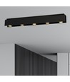 Kenno 5 Sort loftslampe - GU10, 230V, uden lyskilde