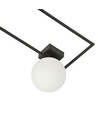 Imago 1A Sort/Opal loftslampe - Ø15 cm, E14, 230V, uden lyskilde