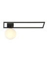 Imago 1B Sort/Opal loftslampe - Ø15 cm, E14, 230V, uden lyskilde