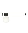 Imago 1B Sort/Opal loftslampe - Ø15 cm, E14, 230V, uden lyskilde