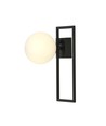 Imago 1D Sort/Opal loftslampe - Ø15 cm, E14, 230V, uden lyskilde