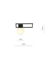 Imago 1D Sort/Opal loftslampe - Ø15 cm, E14, 230V, uden lyskilde