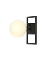 Imago 1E Sort/Opal loftslampe - Ø15 cm, E14, 230V, uden lyskilde