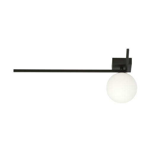 Imago 1F Sort/Opal loftslampe - Ø15 cm, E14, 230V, uden lyskilde