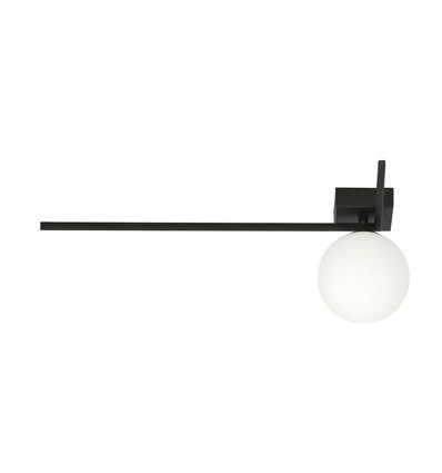 Imago 1F Sort/Opal loftslampe - Ø15 cm, E14, 230V, uden lyskilde