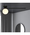 Imago 1F Sort/Opal loftslampe - Ø15 cm, E14, 230V, uden lyskilde