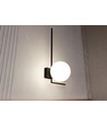 Imago 1F Sort/Opal loftslampe - Ø15 cm, E14, 230V, uden lyskilde