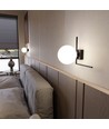 Imago 1G Sort/Opal loftslampe - Ø15 cm, E14, 230V, uden lyskilde