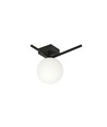 Imago 1G Sort/Opal loftslampe - Ø15 cm, E14, 230V, uden lyskilde