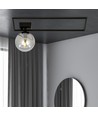 Imago 1A Sort/Grafit loftslampe - Ø14 cm, E14, 230V, uden lyskilde