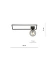 Imago 1A Sort/Grafit loftslampe - Ø14 cm, E14, 230V, uden lyskilde