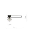 Imago 1B Sort/Grafit loftslampe - Ø14 cm, E14, 230V, uden lyskilde