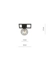 Imago 1E Sort/Grafit loftslampe - Ø14 cm, E14, 230V, uden lyskilde