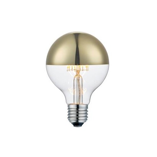 Halo Design - Halo Design Colors Top de Luxe Guld - 6,5W, E27, Ø80, forspejlet, kultråd, 2700K