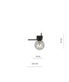 Imago 1G Sort/Grafit loftslampe - Ø14 cm, E14, 230V, uden lyskilde