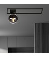 Imago 1B Sort/Stribe loftslampe - Ø14 cm, E14, 230V, uden lyskilde