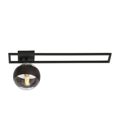Imago 1C Sort/Stribe loftslampe - Ø14 cm, E14, 230V, uden lyskilde
