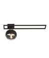 Imago 1C Sort/Stribe loftslampe - Ø14 cm, E14, 230V, uden lyskilde
