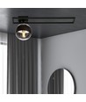 Imago 1C Sort/Stribe loftslampe - Ø14 cm, E14, 230V, uden lyskilde