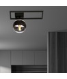 Imago 1D Sort/Stribe loftslampe - Ø14 cm, E14, 230V, uden lyskilde