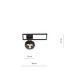 Imago 1D Sort/Stribe loftslampe - Ø14 cm, E14, 230V, uden lyskilde
