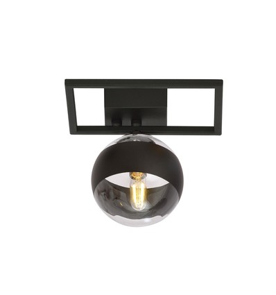Imago 1E Sort/Stribe loftslampe - Ø14 cm, E14, 230V, uden lyskilde