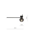 Imago 1F Sort/Stribe loftslampe - Ø14 cm, E14, 230V, uden lyskilde