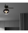 Imago 1G Sort/Stribe loftslampe - Ø14 cm, E14, 230V, uden lyskilde