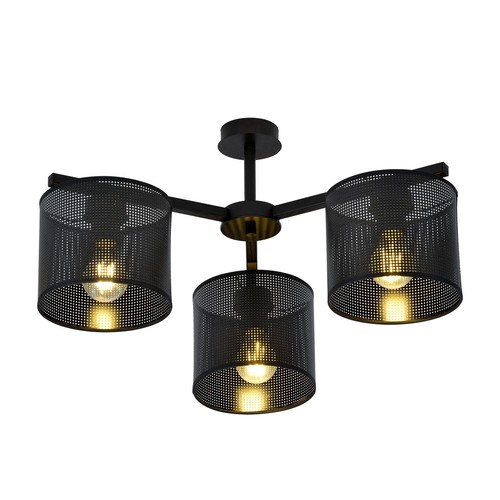 Jordan 3 Sort loftslampe - Ø15 cm, E27, 230V, uden lyskilde