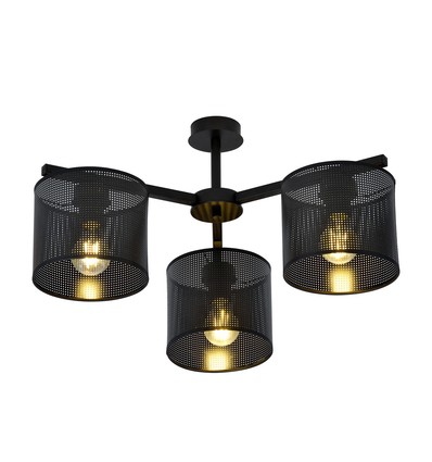 Jordan 3 Sort loftslampe - Ø15 cm, E27, 230V, uden lyskilde
