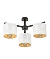 Jordan 3 Hvid/Guld loftslampe - Ø15 cm, E27, 230V, uden lyskilde