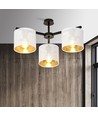Jordan 3 Hvid/Guld loftslampe - Ø15 cm, E27, 230V, uden lyskilde