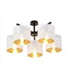 Jordan 5 Hvid/Guld loftslampe - Ø15 cm, E27, 230V, uden lyskilde