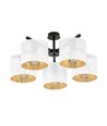 Jordan 5 Hvid/Guld loftslampe - Ø15 cm, E27, 230V, uden lyskilde
