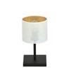 Jordan LN1 Hvid/Guld bordlampe - Ø15 cm, E27, 230V, uden lyskilde
