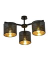 Jordan 3 Sort/Guld loftslampe - Ø15 cm, E27, 230V, uden lyskilde